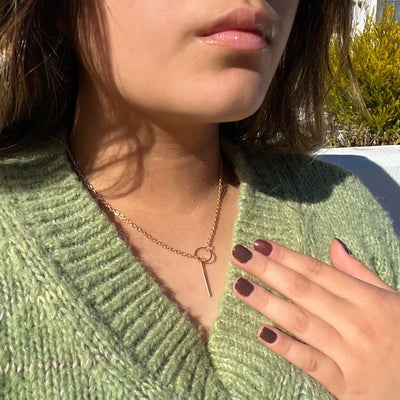 Ring Thread Necklace