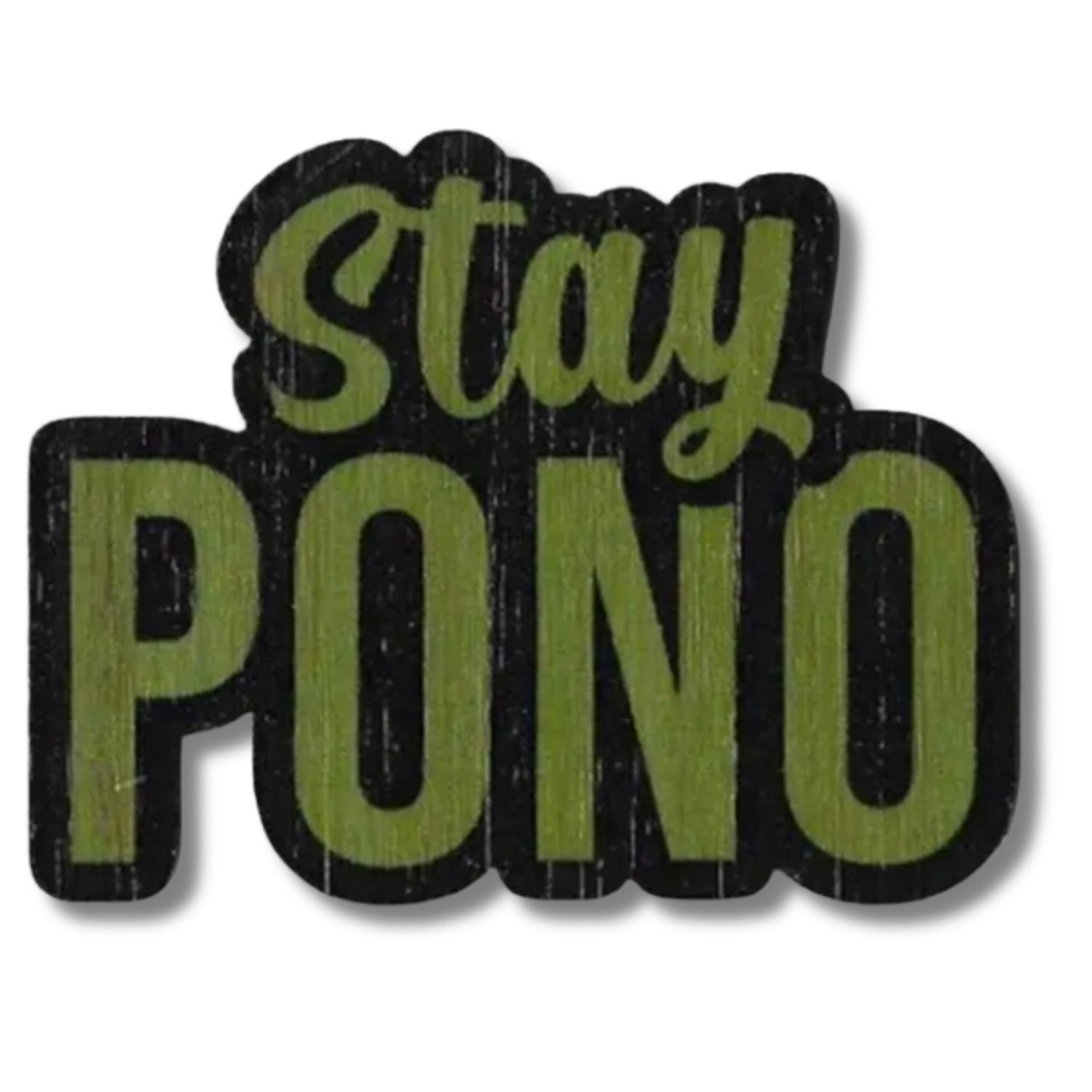 Stay Pono Bamboo Sticker – Veena & Co.
