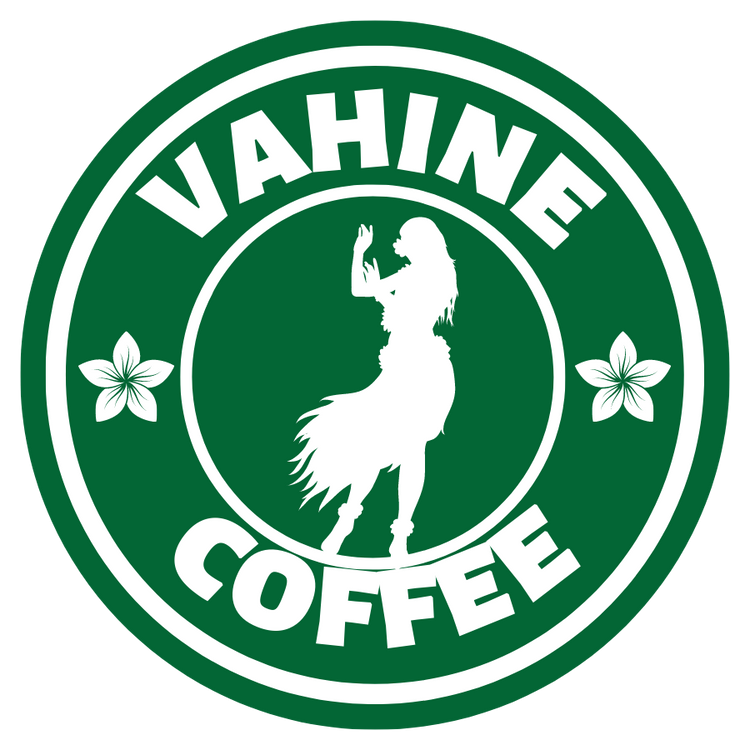 Vahine Coffee Sticker