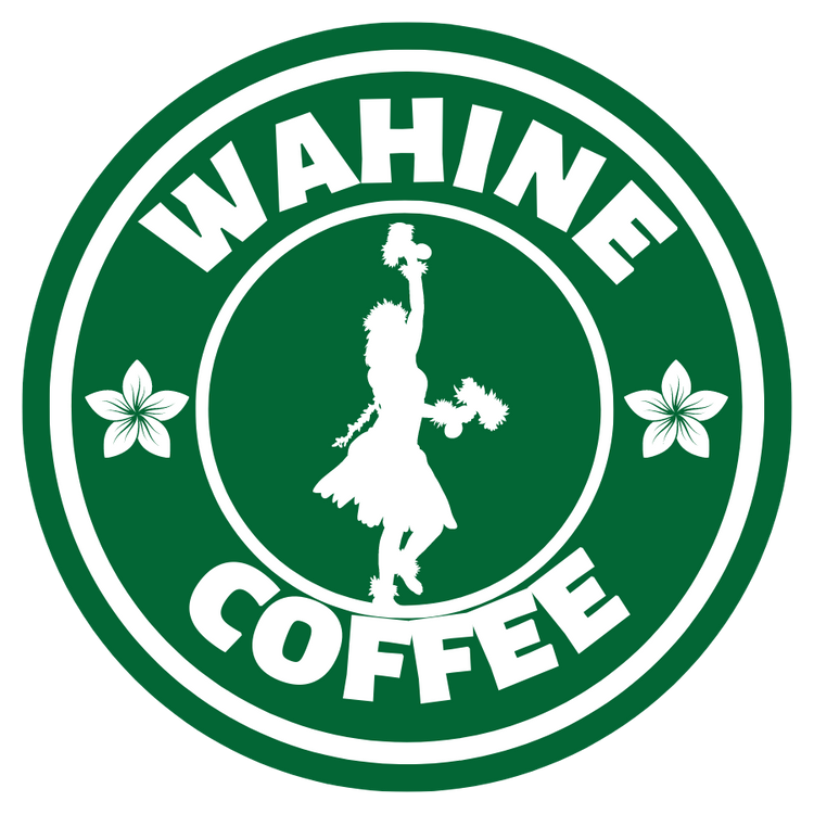 Wahine Coffee Sticker