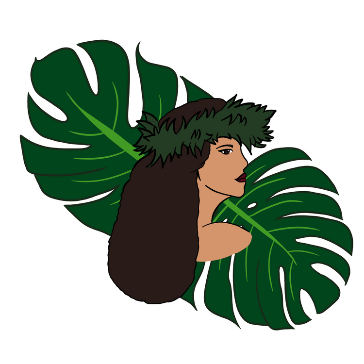 Wahine Sticker