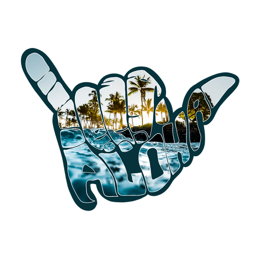 Aloha Shaka Sticker